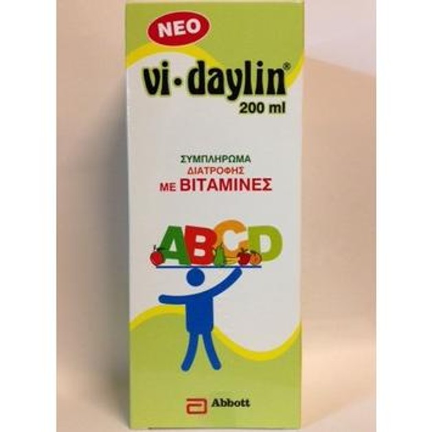 ABBOTT Vi-Daylin Συμπλήρωμα Διατροφής Για Παιδιά σε Σιρόπι 200ml ABBOTT Vi-Daylin Συμπλήρωμα Διατροφής Για Παιδιά σε Σιρόπι 200ml