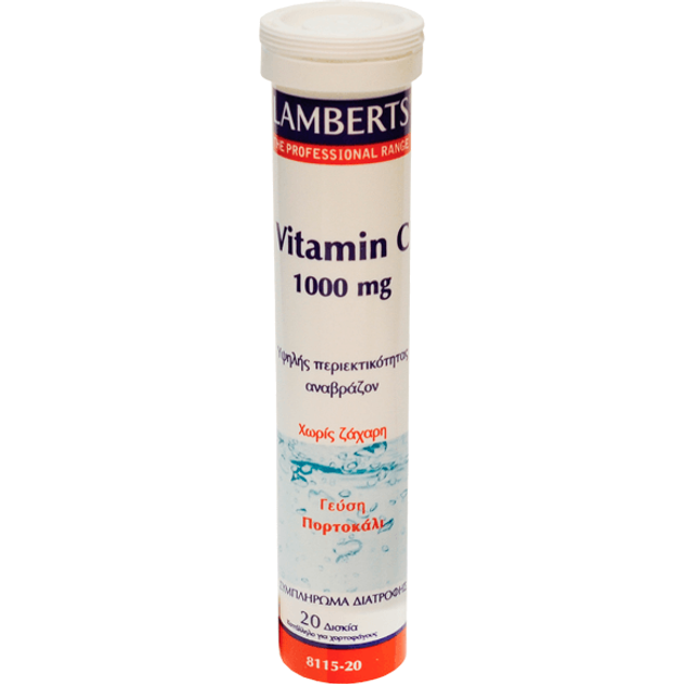 Lamberts Vitamin C Effervesce 1000mg 20 tabs Lamberts Vitamin C Effervesce 1000mg 20 tabs