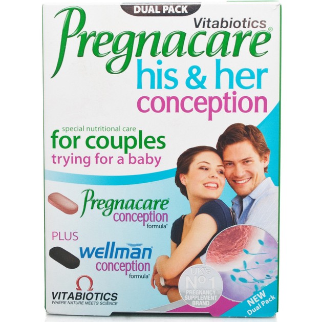 Vitabiotics Pregnacare His & Her 30tabs & 30tabs Vitabiotics Pregnacare His & Her 30tabs & 30tabs