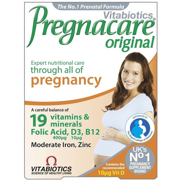 Vitabiotics Pregnacare Original Συμβάλλει Στην Υγιή Ανάπτυξη του Νευρικού Σωλήνα του Εμβρύου 30Caps Vitabiotics Pregnacare Original Συμβάλλει Στην Υγιή Ανάπτυξη του Νευρικού Σωλήνα του Εμβρύου 30Caps