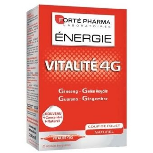Forte Pharma Energy Vitalite 4G 20Αμπούλες Forte Pharma Energy Vitalite 4G 20Αμπούλες
