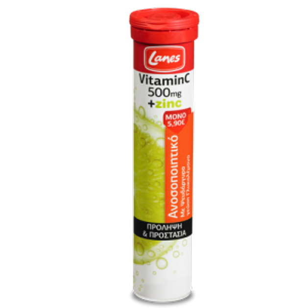 Lanes Vitamin C 500mg & Zinc 20 Effer.Tabs Lanes Vitamin C 500mg & Zinc 20 Effer.Tabs