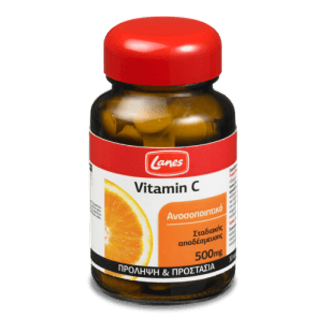 Lanes Vitamin C 500mg 30Tabs Lanes Vitamin C 500mg 30Tabs