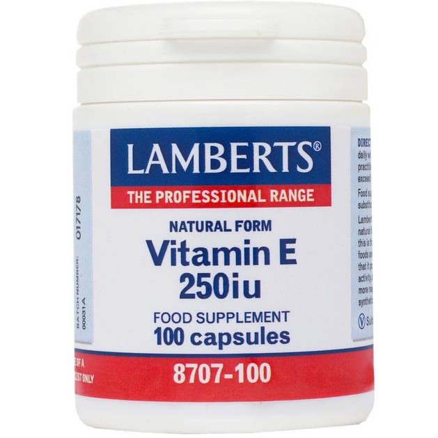 Lamberts Natural Form Vitamin E-250iu 100 tabs Lamberts Natural Form Vitamin E-250iu 100 tabs