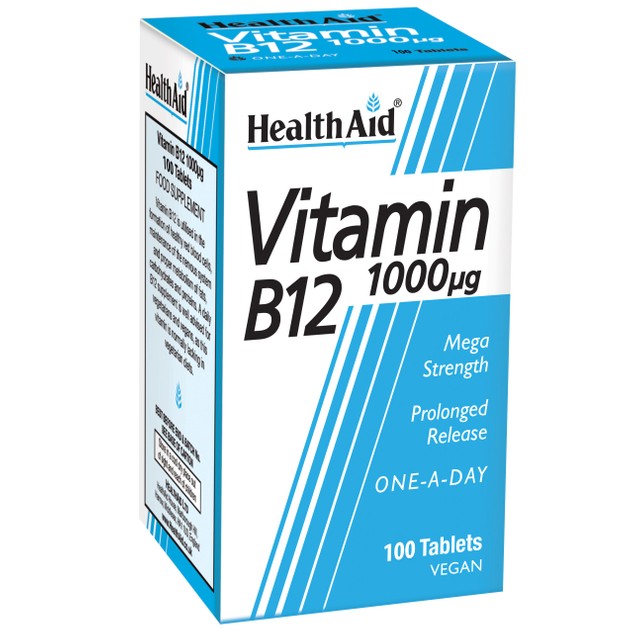 Health Aid Vitamin B12 1000μg 100tabs Health Aid Vitamin B12 1000μg 100tabs