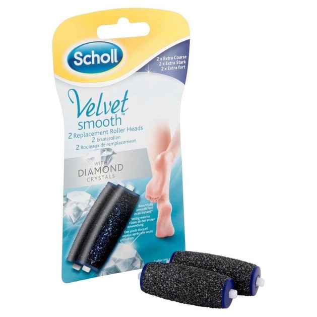 Dr Scholl Velvet Soft Diamond Crystals Ανταλλακτικά για Ιδιαίτερα Σκληρό Δέρμα 2τμχ Dr Scholl Velvet Soft Diamond Crystals Ανταλλακτικά για Ιδιαίτερα Σκληρό Δέρμα 2τμχ