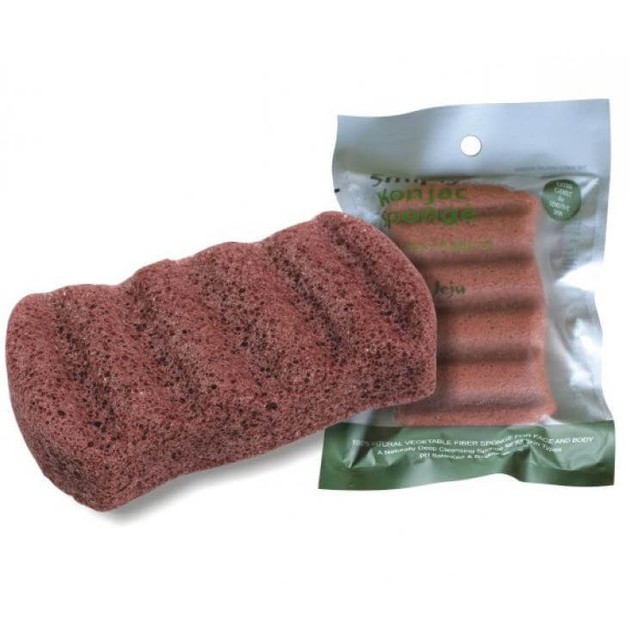 Pure Konjac Waves Κόκκινο Σφουγγάρι από 100% Φυσικό Konjac Pure Konjac Waves Κόκκινο Σφουγγάρι από 100% Φυσικό Konjac