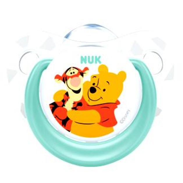 Nuk Trendline Disney Winnie the Pooh Πιπίλα Σιλικόνης με Κρίκο 1τμχ Nuk Trendline Disney Winnie the Pooh Πιπίλα Σιλικόνης με Κρίκο 1τμχ