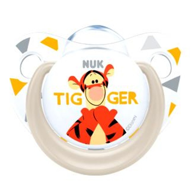 Nuk Trendline Disney Winnie the Pooh Πιπίλα Σιλικόνης με Κρίκο 1τμχ Nuk Trendline Disney Winnie the Pooh Πιπίλα Σιλικόνης με Κρίκο 1τμχ