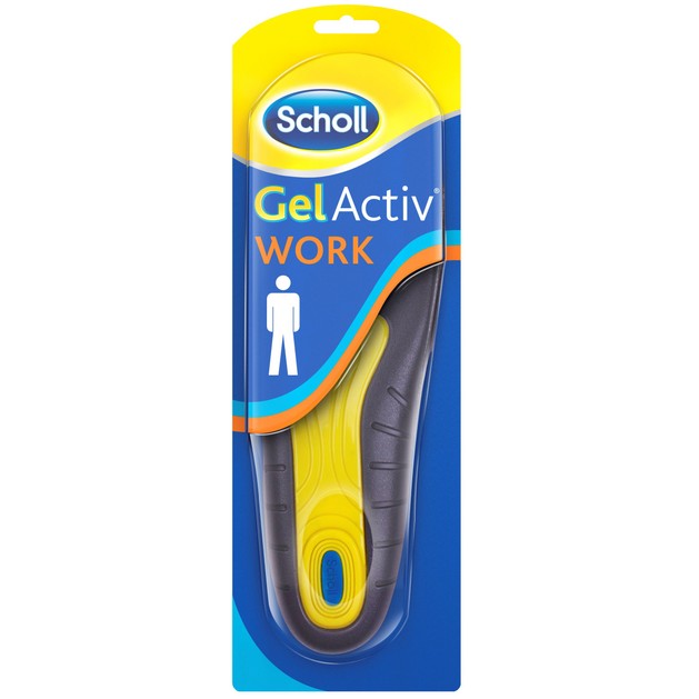Scholl Gel Activ Work Ανδρικοί Πάτοι 1 ζευγάρι Scholl Gel Activ Work Ανδρικοί Πάτοι 1 ζευγάρι
