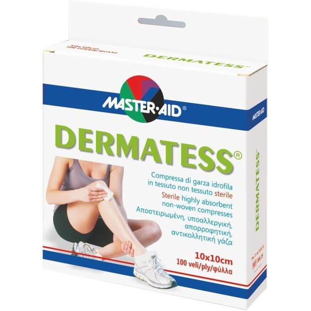 Master Aid Dermatess Αντικολλητικές Γάζες 12τεμ. Master Aid Dermatess Αντικολλητικές Γάζες 12τεμ.