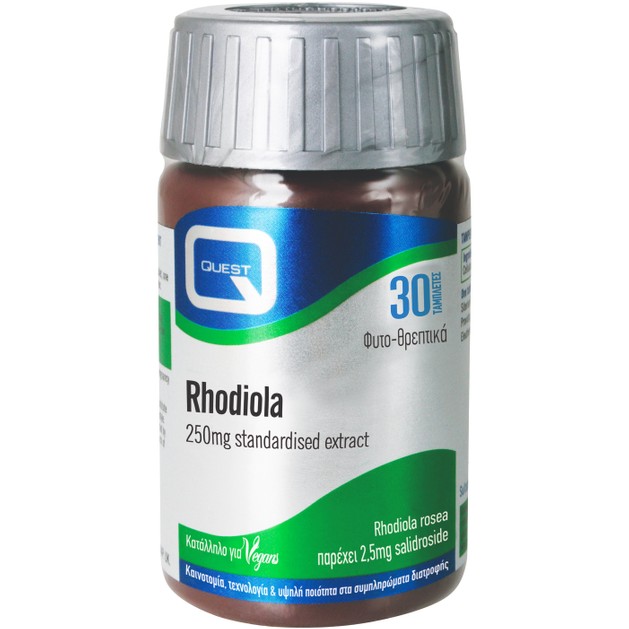 Quest Rhodiola 250mg Extract 30tabs Quest Rhodiola 250mg Extract 30tabs