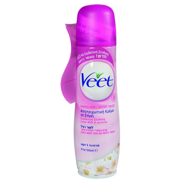 Veet Αποτριχωτική Κρέμα για Κανονικές Επιδερμίδες σε Σπρέϋ 150ml Veet Αποτριχωτική Κρέμα για Κανονικές Επιδερμίδες σε Σπρέϋ 150ml