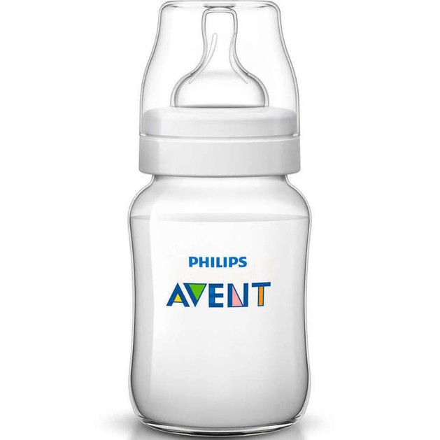 Avent Classic+ Πλαστικό Μπιμπερό 1m+ Μηνών με Πιπίλα Σιλικόνης 260ml Χωρίς BPA SCF563/17 Avent Classic+ Πλαστικό Μπιμπερό 1m+ Μηνών με Πιπίλα Σιλικόνης 260ml Χωρίς BPA SCF563/17