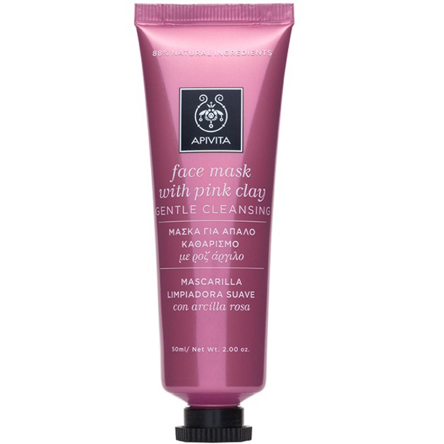 Face Mask With Pink Clay 50ml - Apivita Face Mask With Pink Clay 50ml - Apivita