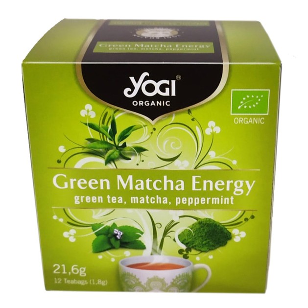 Yogi Tea Green Matcha Energy with Peppermint 12 Teabags x 1.8gr Yogi Tea Green Matcha Energy with Peppermint 12 Teabags x 1.8gr