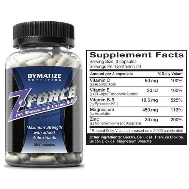 Dymatize Z-Force Ειδικό Μείγμα Μετάλλων Για Υποστήριξη Των Αθλητών 90caps Dymatize Z-Force Ειδικό Μείγμα Μετάλλων Για Υποστήριξη Των Αθλητών 90caps