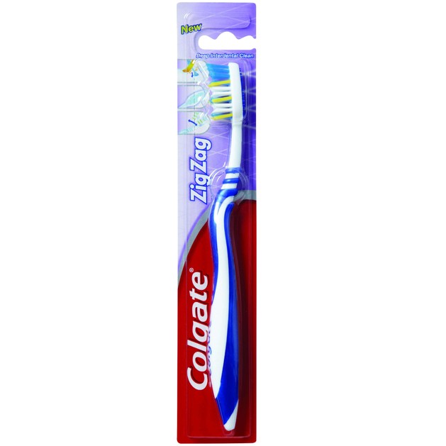 Colgate ZigZag Medium Οδοντόβουρτσα Μέτρια που Βοηθά στον Καθαρισμό των Δυσπρόσιτων Σημείων 1 Τεμάχιο Colgate ZigZag Medium Οδοντόβουρτσα Μέτρια που Βοηθά στον Καθαρισμό των Δυσπρόσιτων Σημείων 1 Τεμάχιο