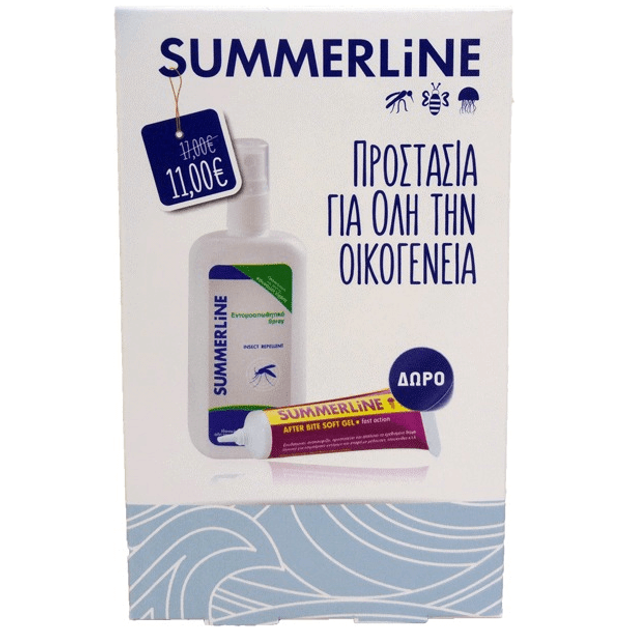 Medisei Summerline Πακέτο Προσφοράς Insect Repellent Spray 100ml & Δώρο After Bite Soft Gel 30ml Medisei Summerline Πακέτο Προσφοράς Insect Repellent Spray 100ml & Δώρο After Bite Soft Gel 30ml