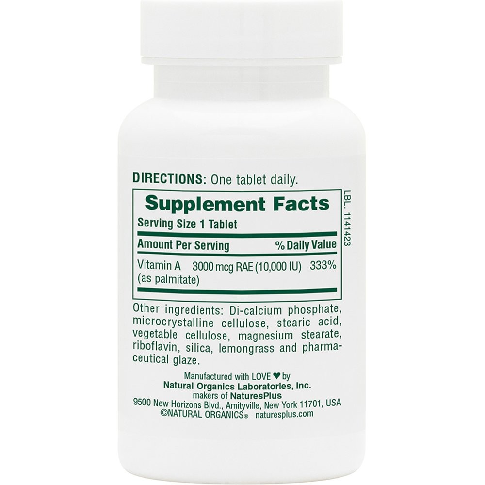 NATURES PLUS - Vitamin A 10000IU - 90tabs