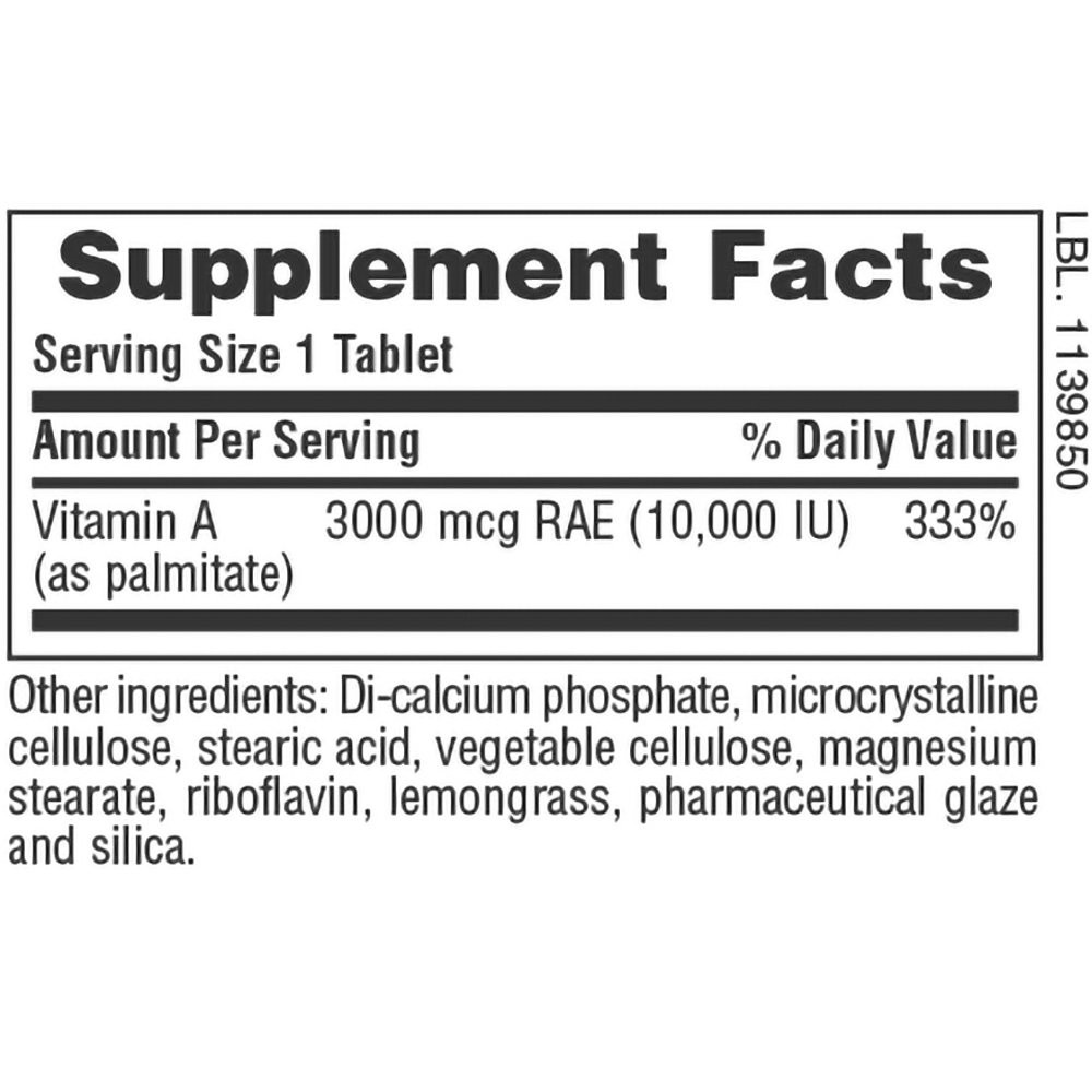 NATURES PLUS - Vitamin A 10000IU - 90tabs