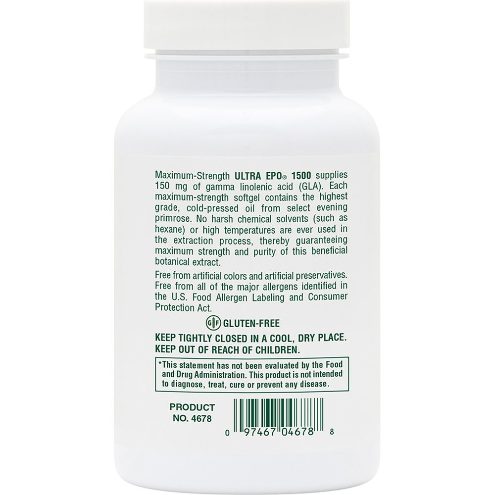 NATURES PLUS - ULTRA EPO 1500mg (Evening Primrose Oil) - 60softgels