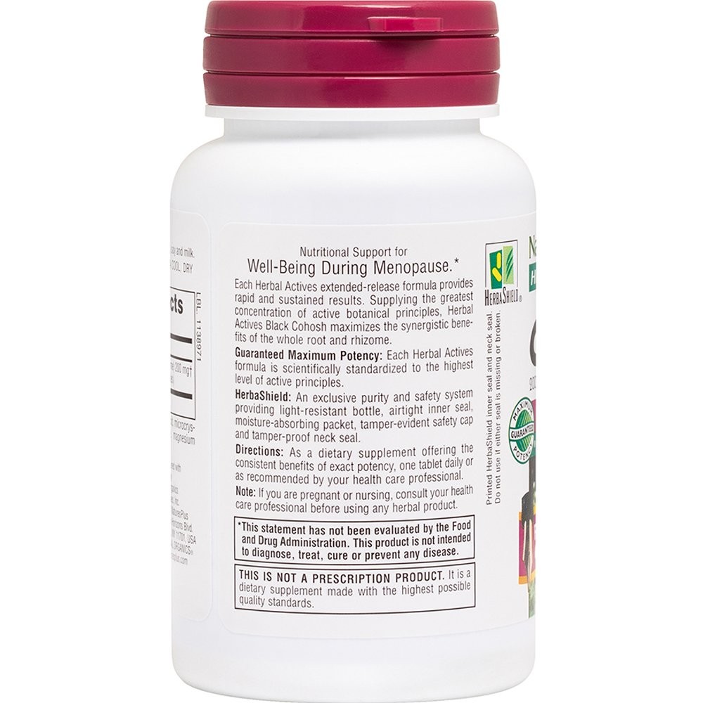 NATURES PLUS - Black Cohosh Extended Release 200mg - 30tabs