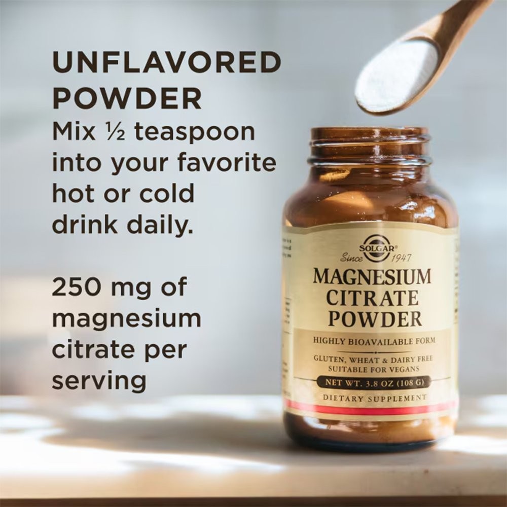 SOLGAR - Magnesium Citrate - 108gr