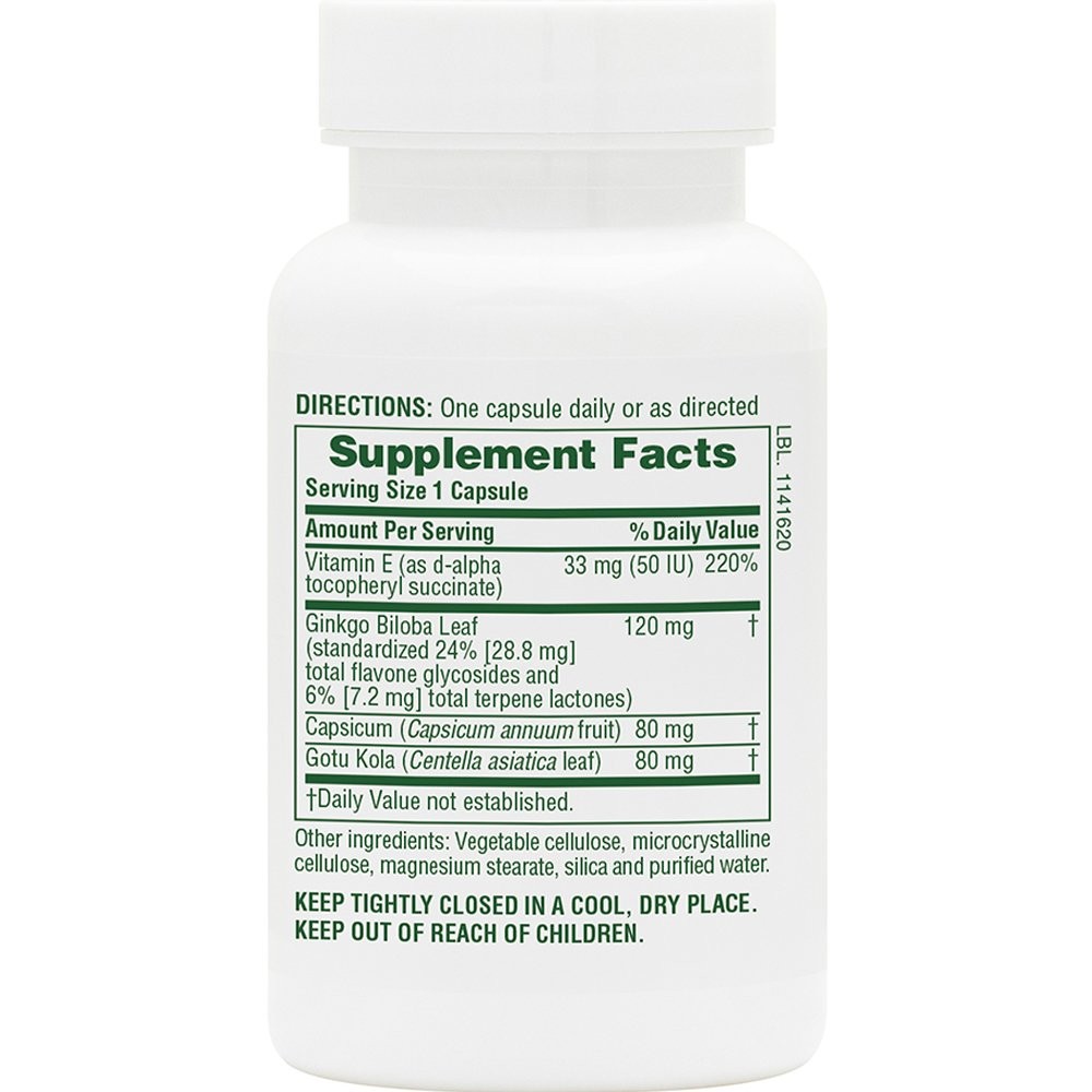 NATURE'S PLUS - Ginkgo Combo 120mg - 60caps