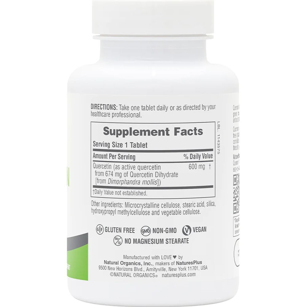NATURES PLUS - Quercetin 600mg - 60tabs
