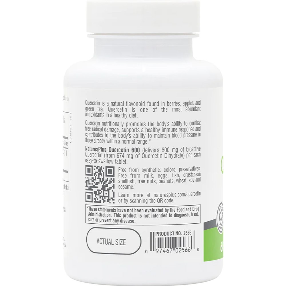 NATURES PLUS - Quercetin 600mg - 60tabs