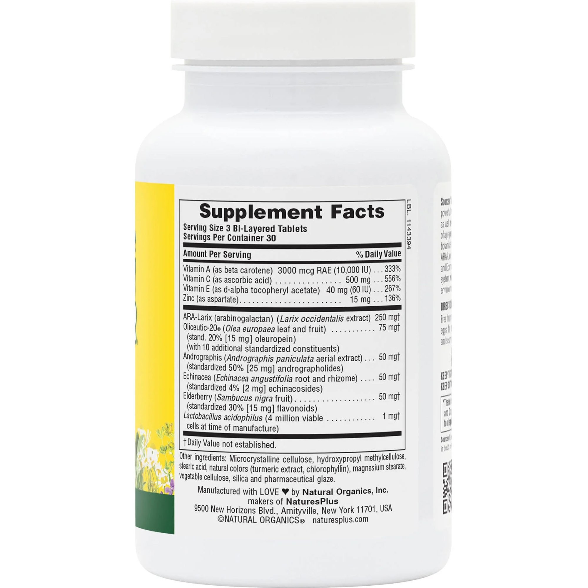 NATURES PLUS - SOURCE OF LIFE Immune Booster - 90tabs