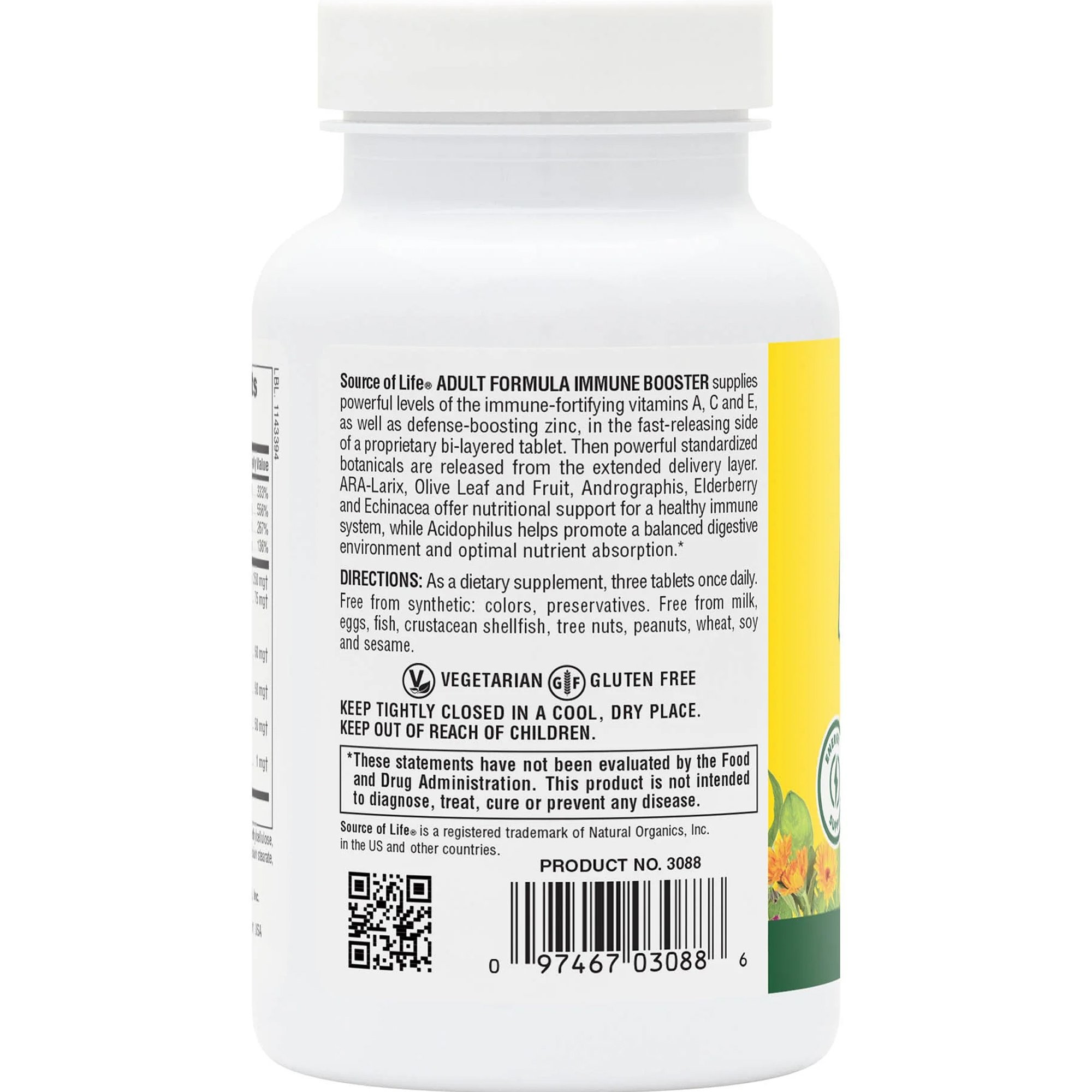 NATURES PLUS - SOURCE OF LIFE Immune Booster - 90tabs