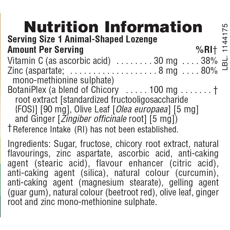 NATURES PLUS - SOURCE OF LIFE ANIMAL PARADE Kid Zinc - 90chew.tabs