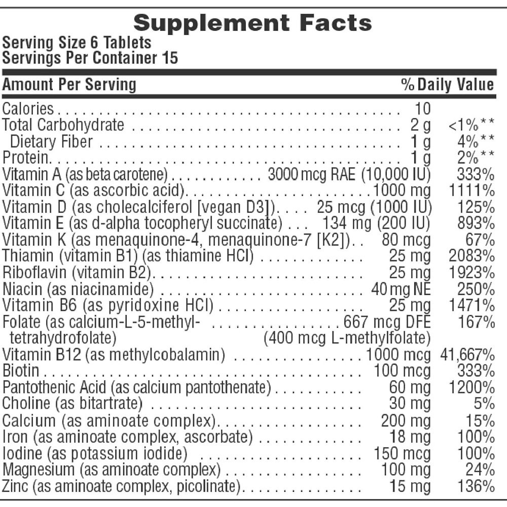 NATURES PLUS - SOURCE OF LIFE - 90mini-tabs
