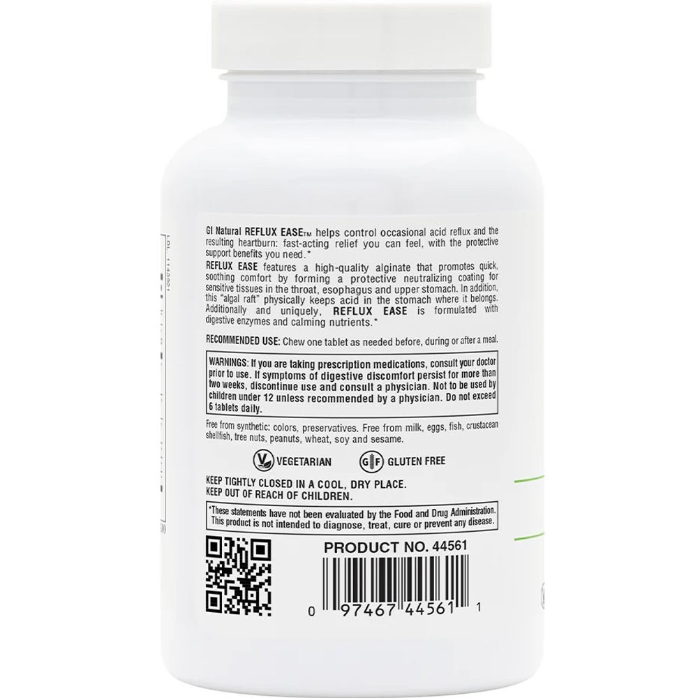 NATURES PLUS - Reflux Ease (vanilla) - 60chew.tabs