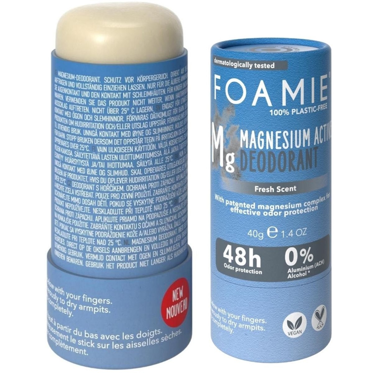FOAMIE - Solid Deodorant Refresh BLUE - 40 gr