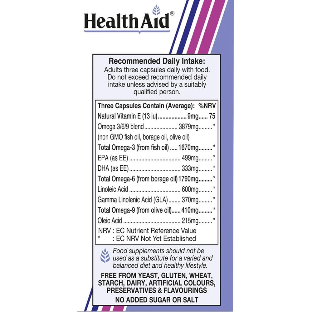 HEALTH AID - Omega 3-6-9 - 60caps