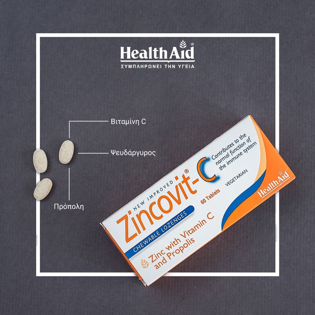 HEALTH AID - Zincovit-C - 60tabs
