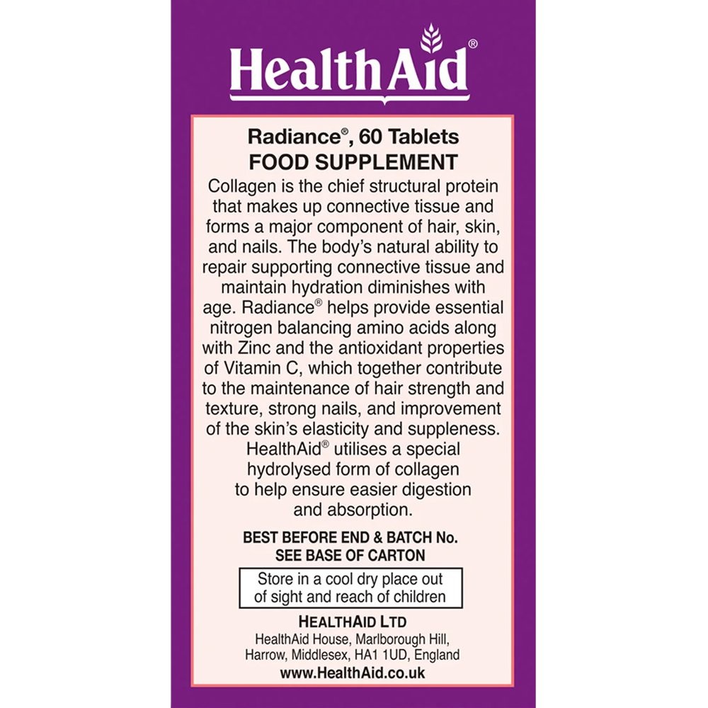 HEALTH AID - Radiance - 60tabs