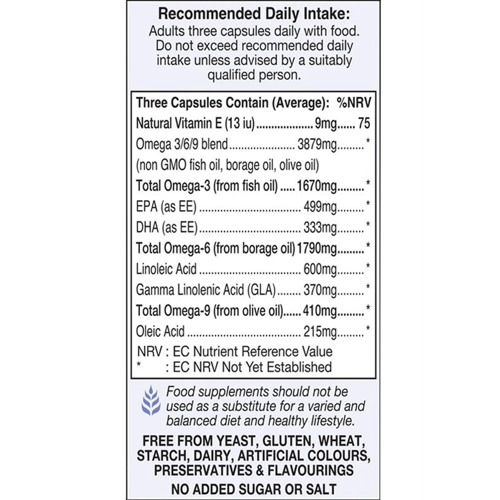 HEALTH AID - Omega 3-6-9 - 90caps