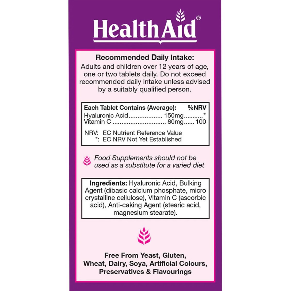 HEALTH AID - Hyalurovit - 30tabs