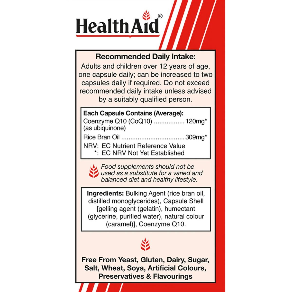 HEALTH AID - CoQ-10 120mg - 30caps