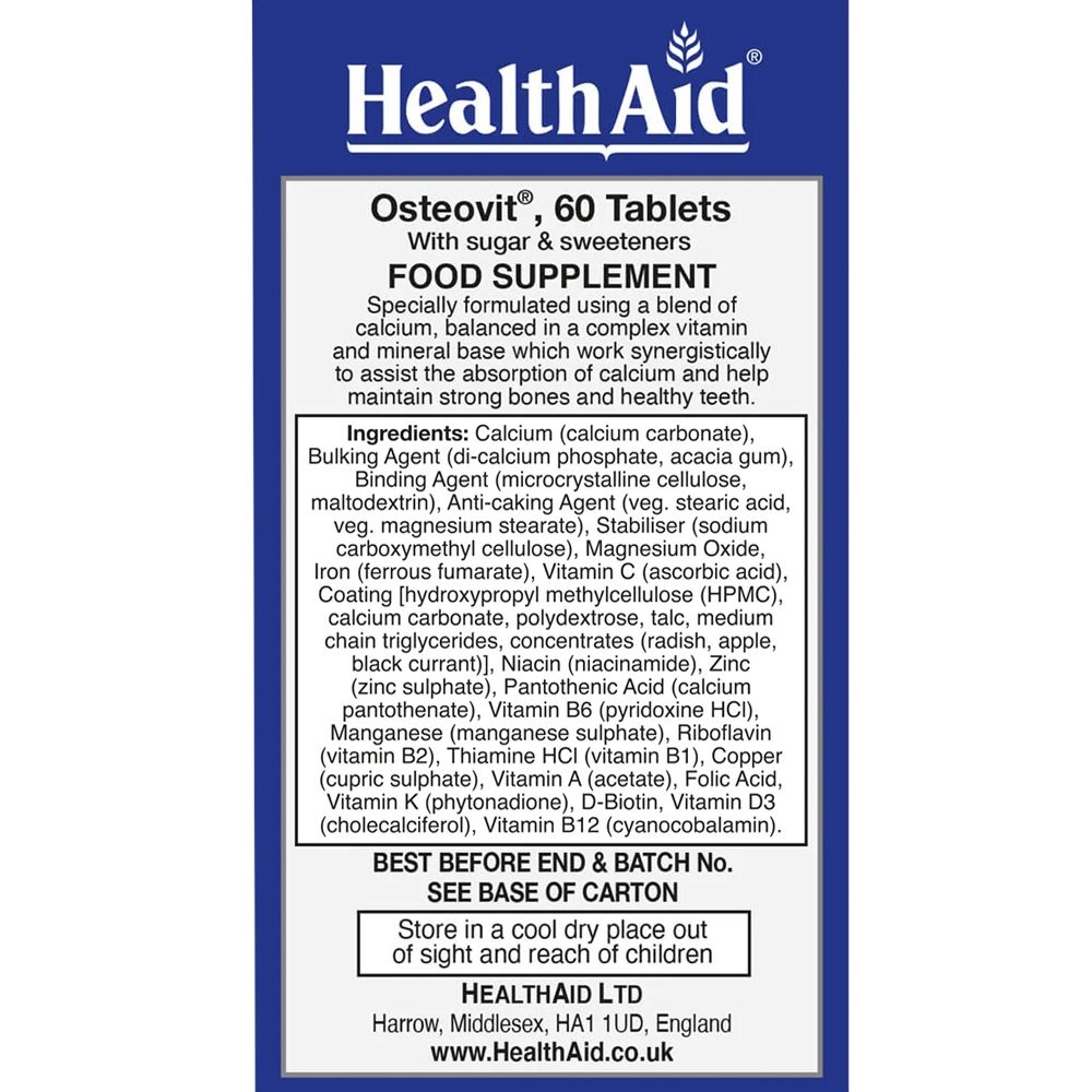 HEALTH AID - Osteovit - 60tabs