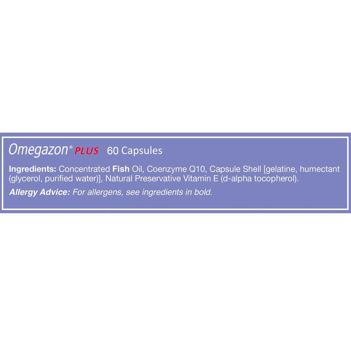 HEALTH AID - OMEGAZON Plus (Omega-3 & Co Q10) - 60caps
