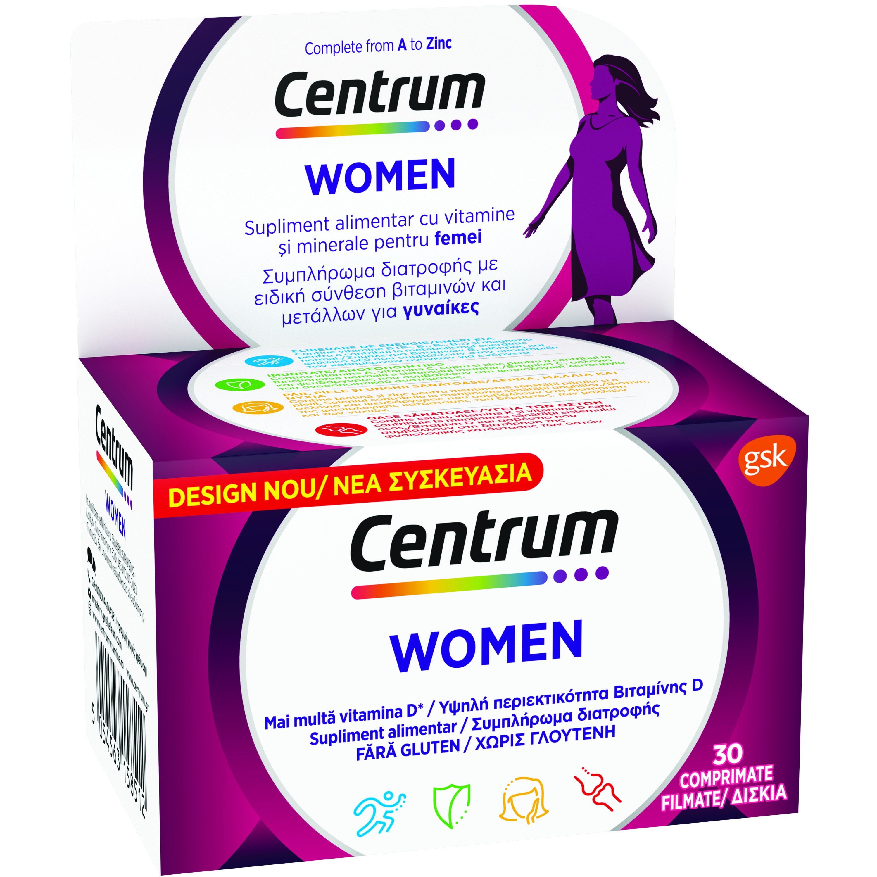 CENTRUM - WOMEN Complete from A to Zinc - 30tabs