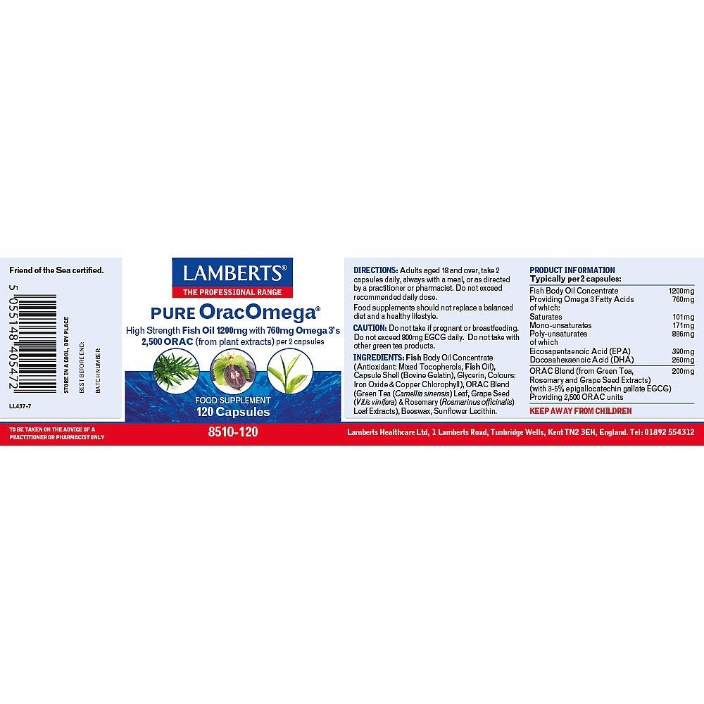 LAMBERTS - Pure Orac Omega - 120caps