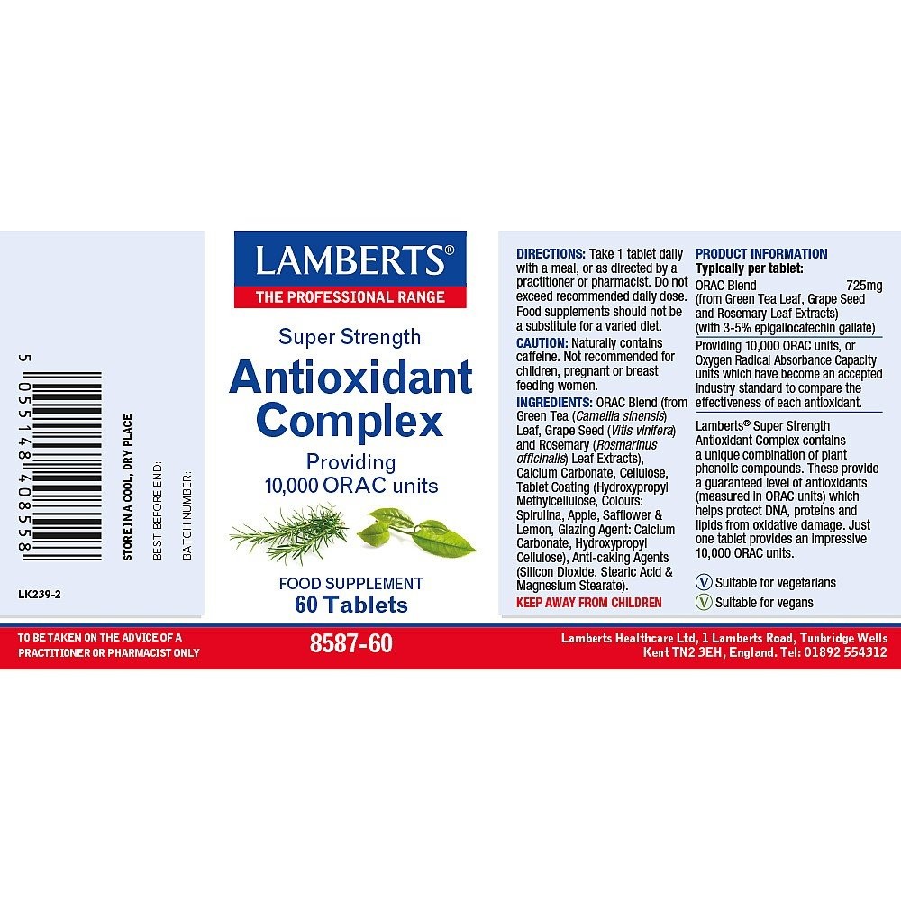 LAMBERTS - Antioxidant Complex - 60tabs