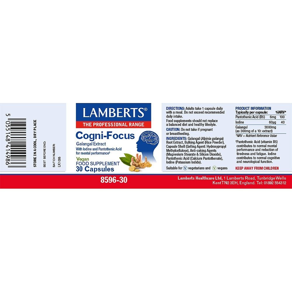 LAMBERTS - Cogni-Focus 30caps