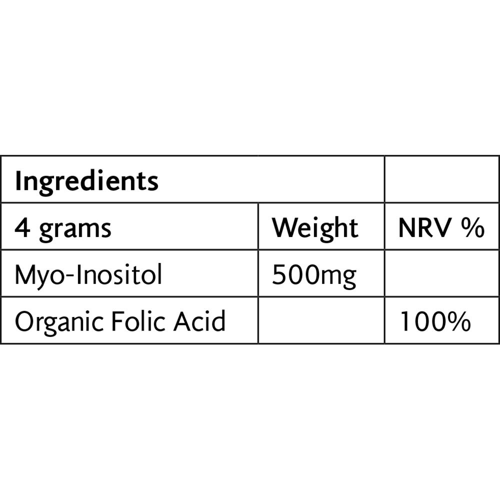 VIRIDIAN - Myo-Inositol & Folic Acid Powder - 120g